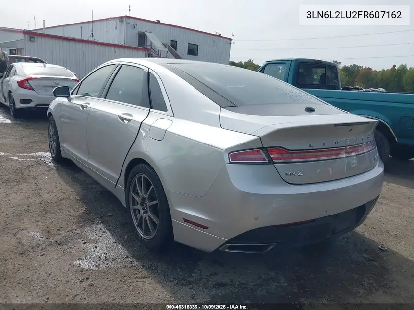 2015 LINCOLN MKZ VIN 3LN6L2LU2FR607162 — фото 3
