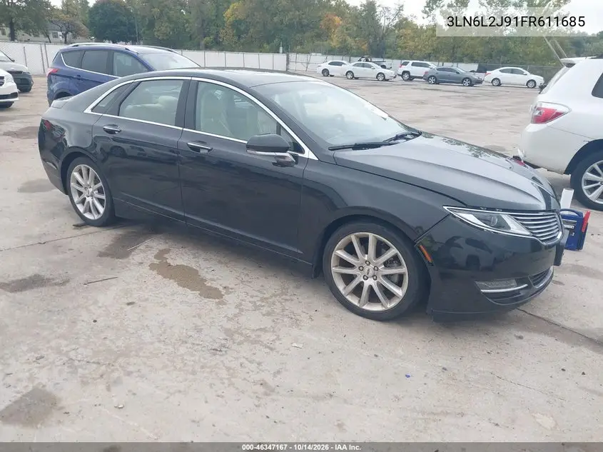 LINCOLN MKZ 2015, VIN 3LN6L2J91FR611685