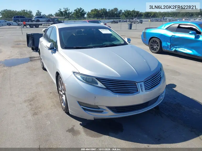 LINCOLN MKZ 2015, VIN 3LN6L2GK2FR622821