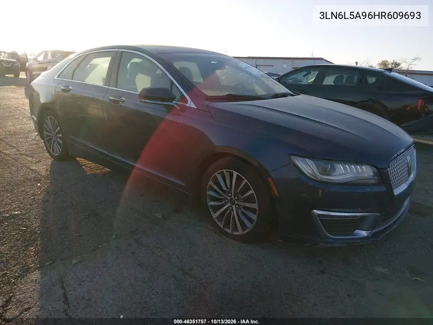 LINCOLN MKZ 2017, VIN 3LN6L5A96HR609693