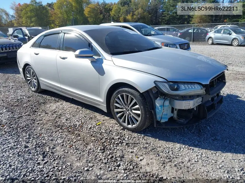 LINCOLN MKZ 2017, VIN 3LN6L5C99HR622211