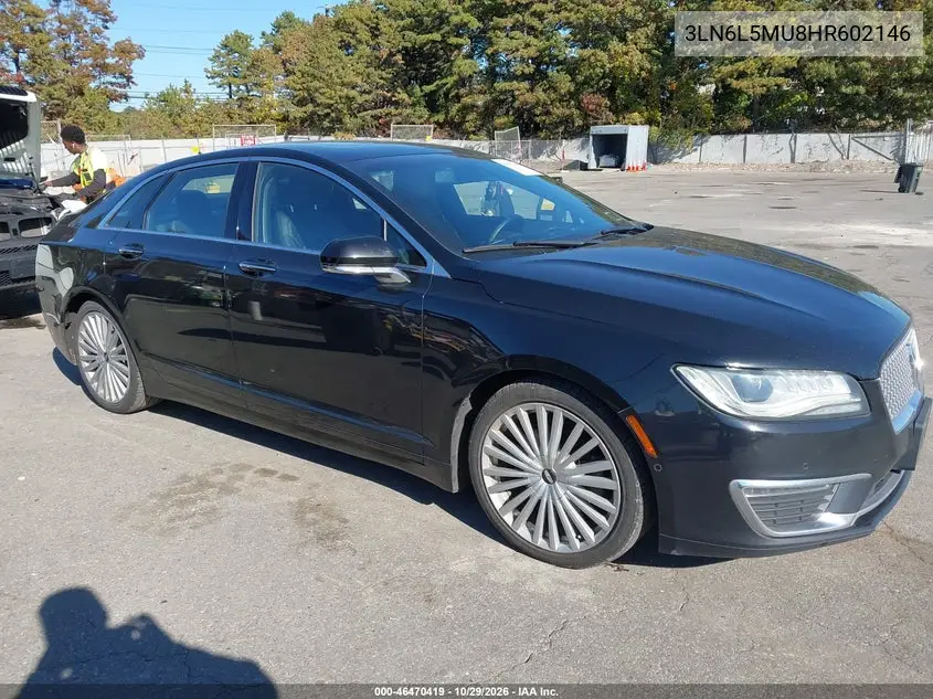 LINCOLN MKZ 2017, VIN 3LN6L5MU8HR602146