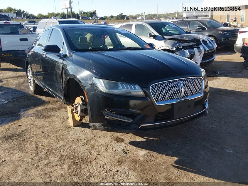 LINCOLN MKZ 2019, VIN 3LN6L5B93KR623864