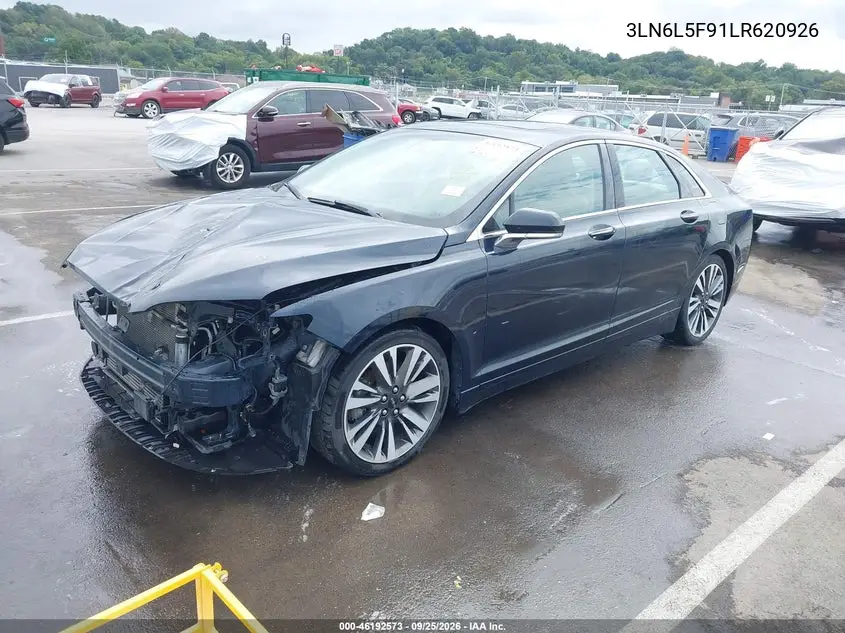 2020 LINCOLN MKZ VIN 3LN6L5F91LR620926 — фото 2