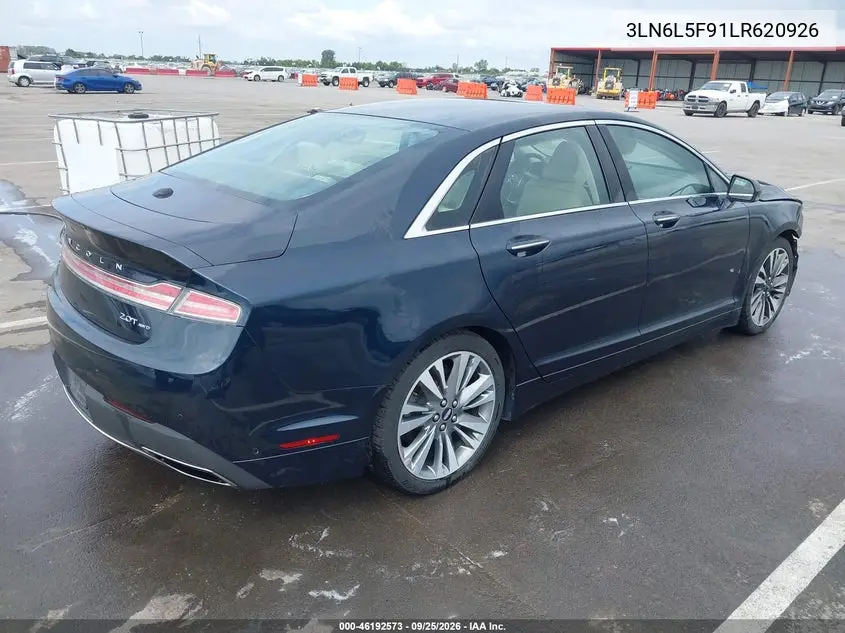 2020 LINCOLN MKZ VIN 3LN6L5F91LR620926 — фото 4