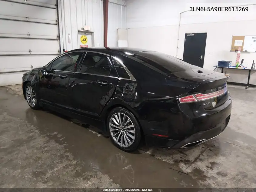 2020 LINCOLN MKZ VIN 3LN6L5A90LR615269 — фото 3