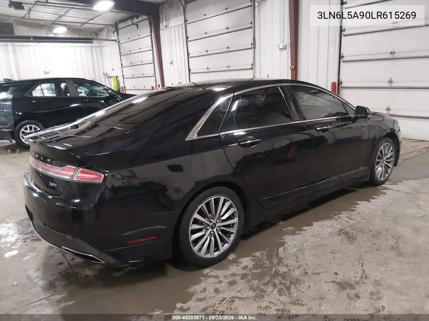 2020 LINCOLN MKZ VIN 3LN6L5A90LR615269 — фото 4