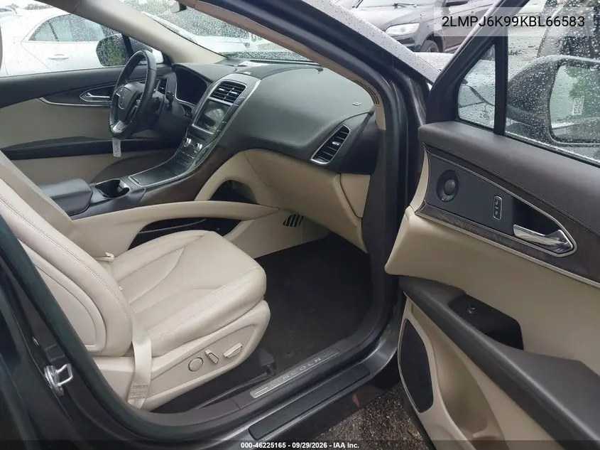 2019 LINCOLN NAUTILUS VIN 2LMPJ6K99KBL66583 — фото 5