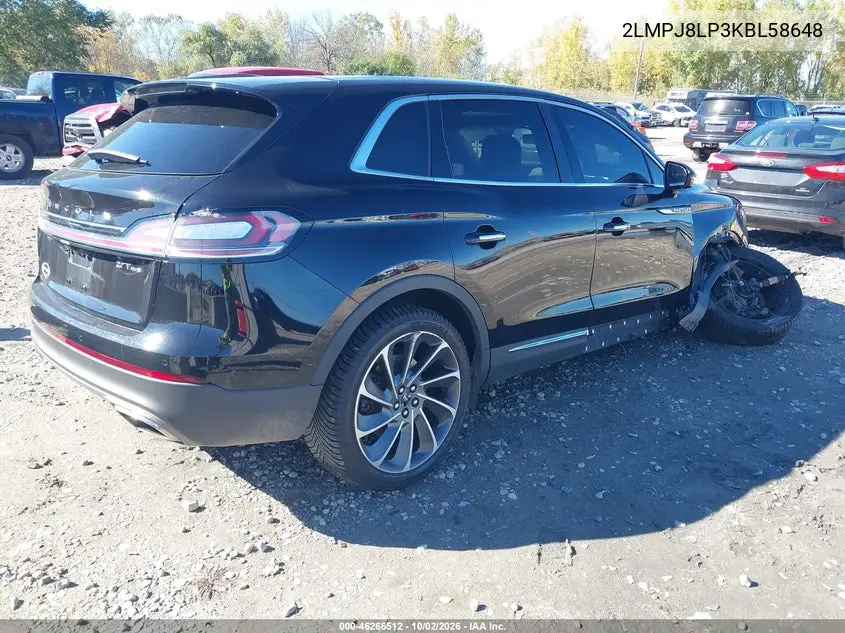 2019 LINCOLN NAUTILUS VIN 2LMPJ8LP3KBL58648 — фото 4