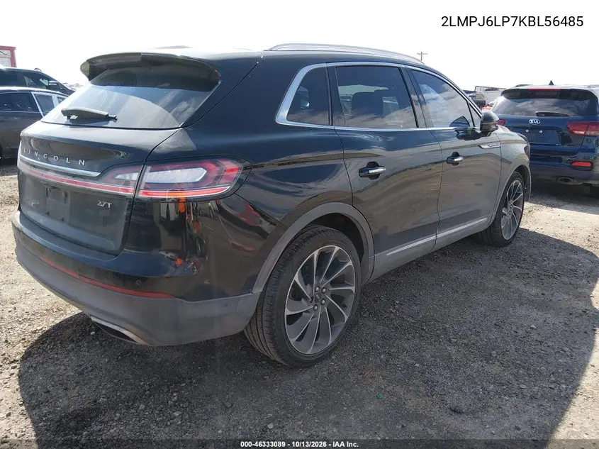 2019 LINCOLN NAUTILUS VIN 2LMPJ6LP7KBL56485 — фото 4
