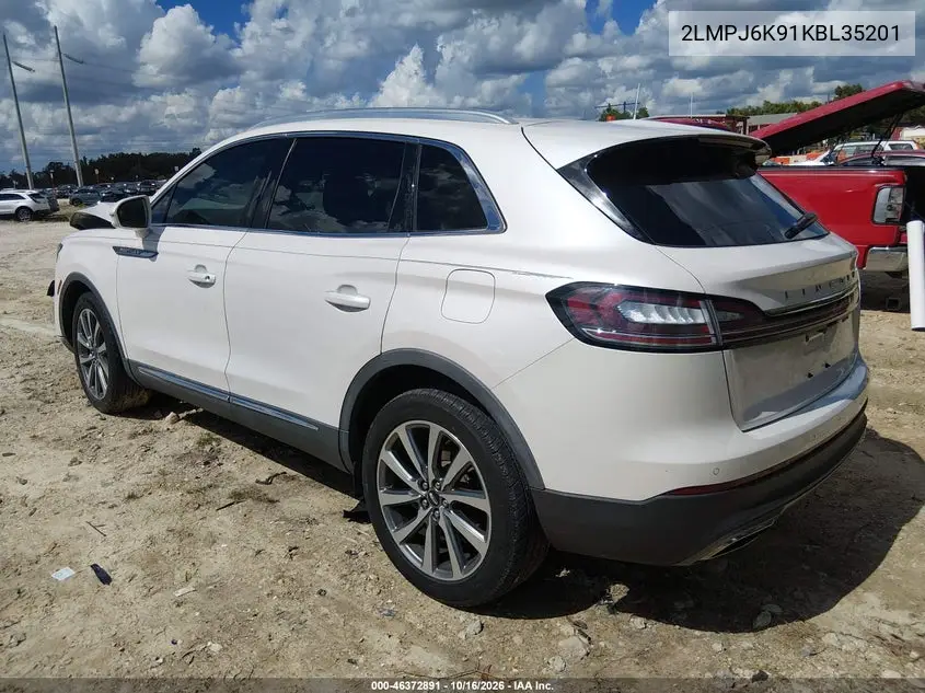2019 LINCOLN NAUTILUS VIN 2LMPJ6K91KBL35201 — фото 3