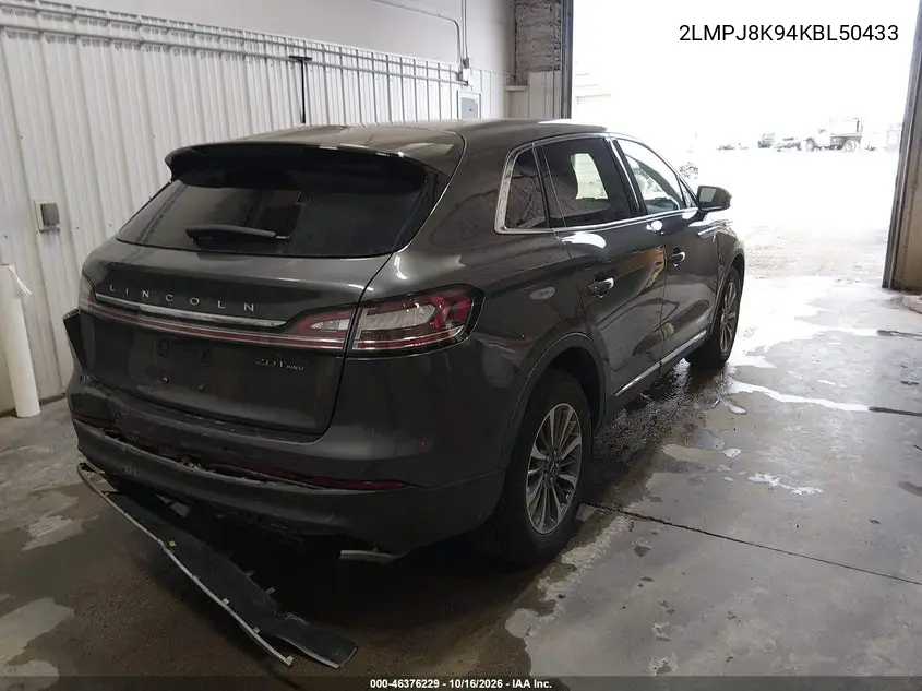 2019 LINCOLN NAUTILUS VIN 2LMPJ8K94KBL50433 — фото 4