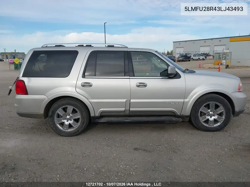 2003 LINCOLN NAVIGATOR VIN 5LMFU28R43LJ43493 — фото 13