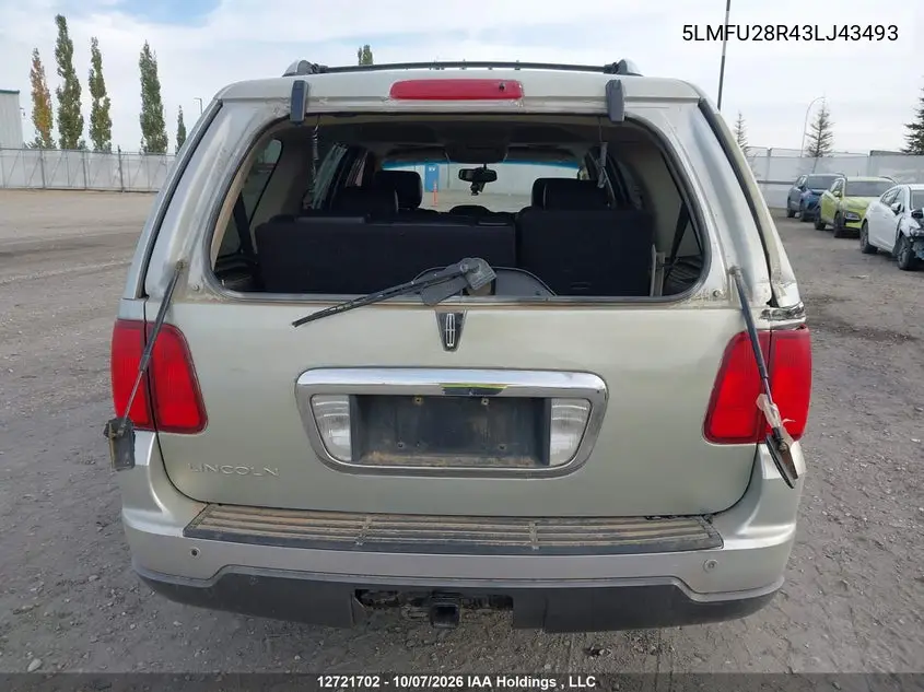 2003 LINCOLN NAVIGATOR VIN 5LMFU28R43LJ43493 — фото 16