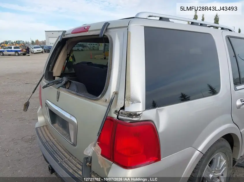 2003 LINCOLN NAVIGATOR VIN 5LMFU28R43LJ43493 — фото 6