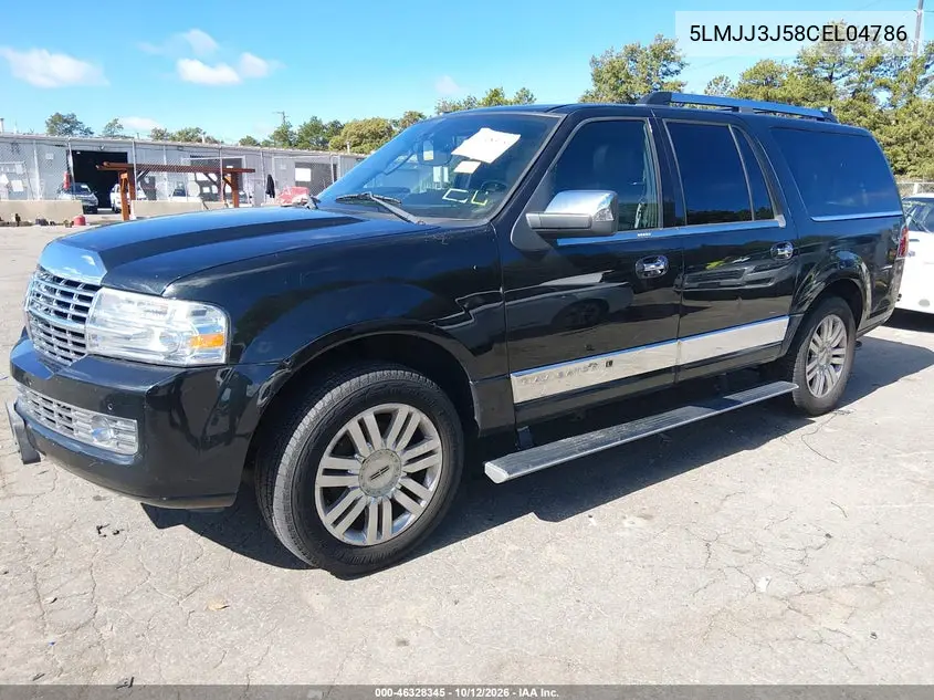2012 LINCOLN NAVIGATOR VIN 5LMJJ3J58CEL04786 — фото 2