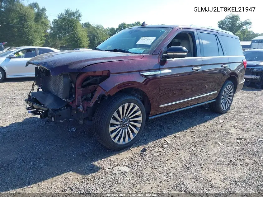 2019 LINCOLN NAVIGATOR VIN 5LMJJ2LT8KEL21947 — фото 2
