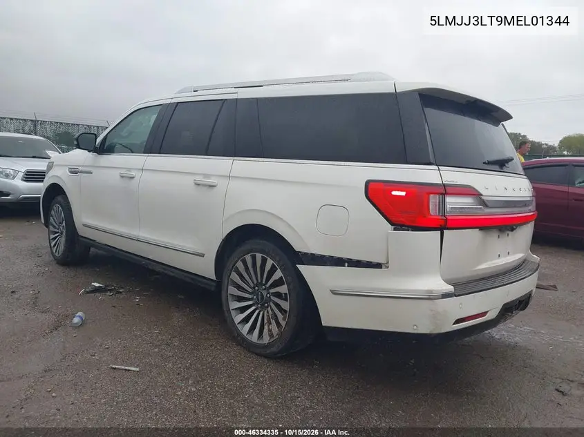 2021 LINCOLN NAVIGATOR VIN 5LMJJ3LT9MEL01344 — фото 3