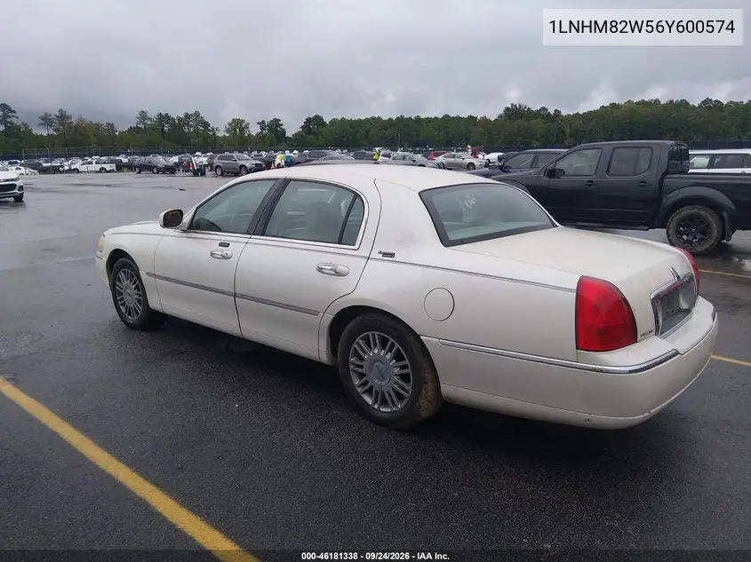 2006 LINCOLN TOWN CAR VIN 1LNHM82W56Y600574 — фото 3