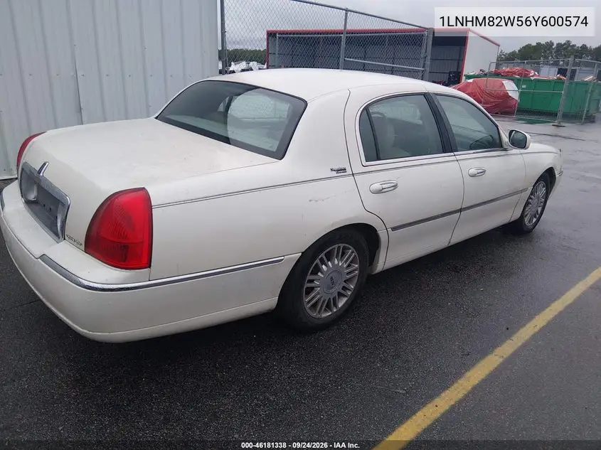 2006 LINCOLN TOWN CAR VIN 1LNHM82W56Y600574 — фото 4