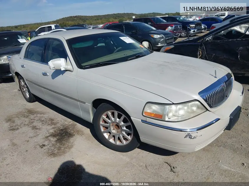LINCOLN TOWN CAR 2006, VIN 1LNHM81V96Y626569
