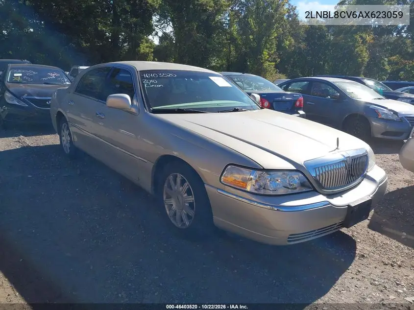 LINCOLN TOWN CAR 2010, VIN 2LNBL8CV6AX623059