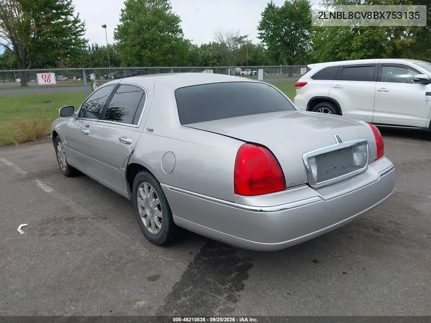 2011 LINCOLN TOWN CAR VIN 2LNBL8CV8BX753135 — фото 3