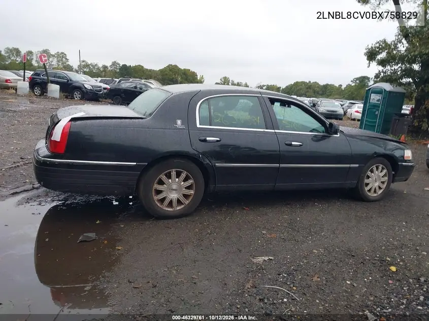 2011 LINCOLN TOWN CAR VIN 2LNBL8CV0BX758829 — фото 4