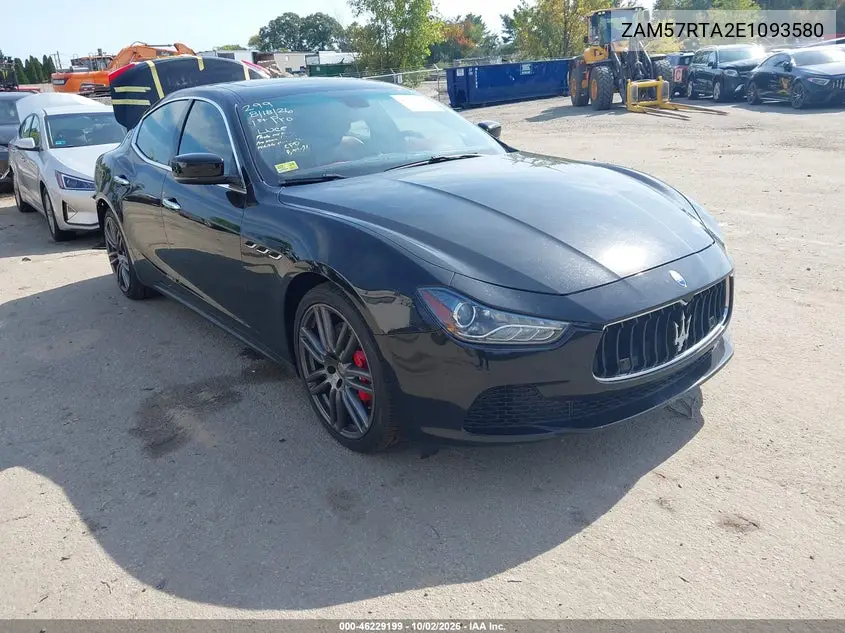 MASERATI GHIBLI 2014, VIN ZAM57RTA2E1093580