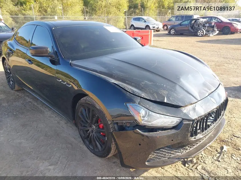 MASERATI GHIBLI 2014, VIN ZAM57RTA9E1089137