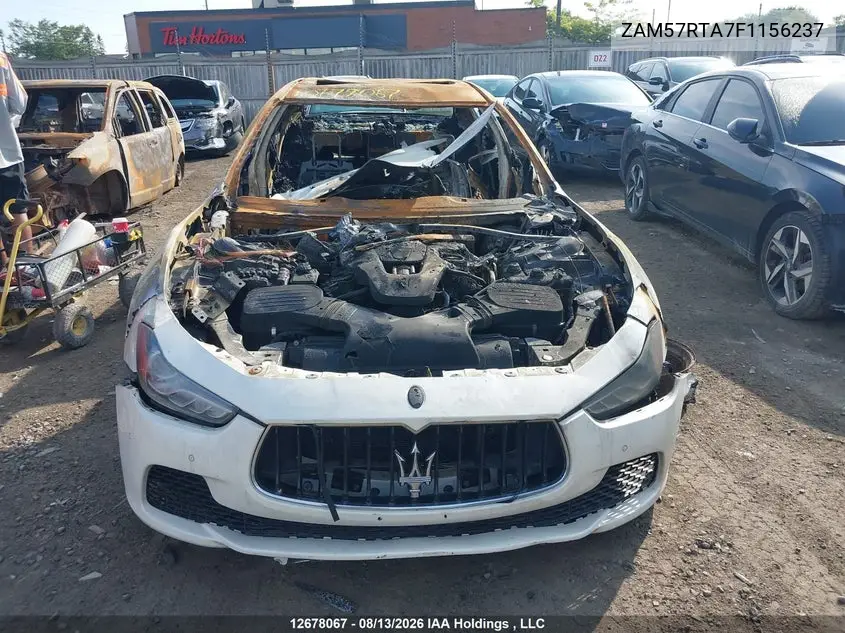 2015 MASERATI GHIBLI VIN ZAM57RTA7F1156237 — фото 11