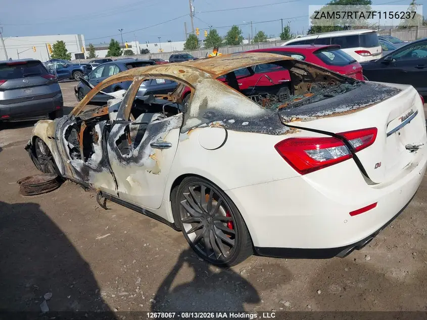 2015 MASERATI GHIBLI VIN ZAM57RTA7F1156237 — фото 13