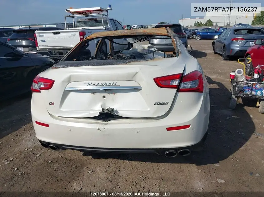 2015 MASERATI GHIBLI VIN ZAM57RTA7F1156237 — фото 15