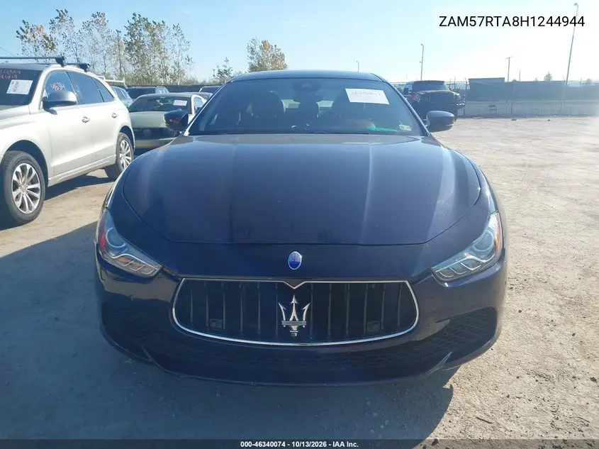 2017 MASERATI GHIBLI VIN ZAM57RTA8H1244944 — фото 12