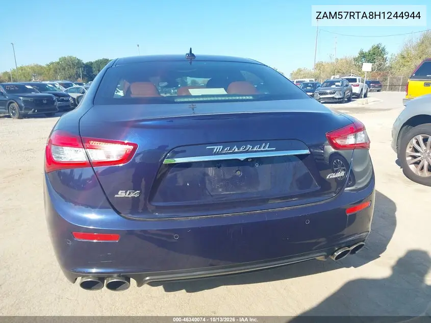 2017 MASERATI GHIBLI VIN ZAM57RTA8H1244944 — фото 16