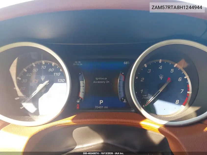 2017 MASERATI GHIBLI VIN ZAM57RTA8H1244944 — фото 7