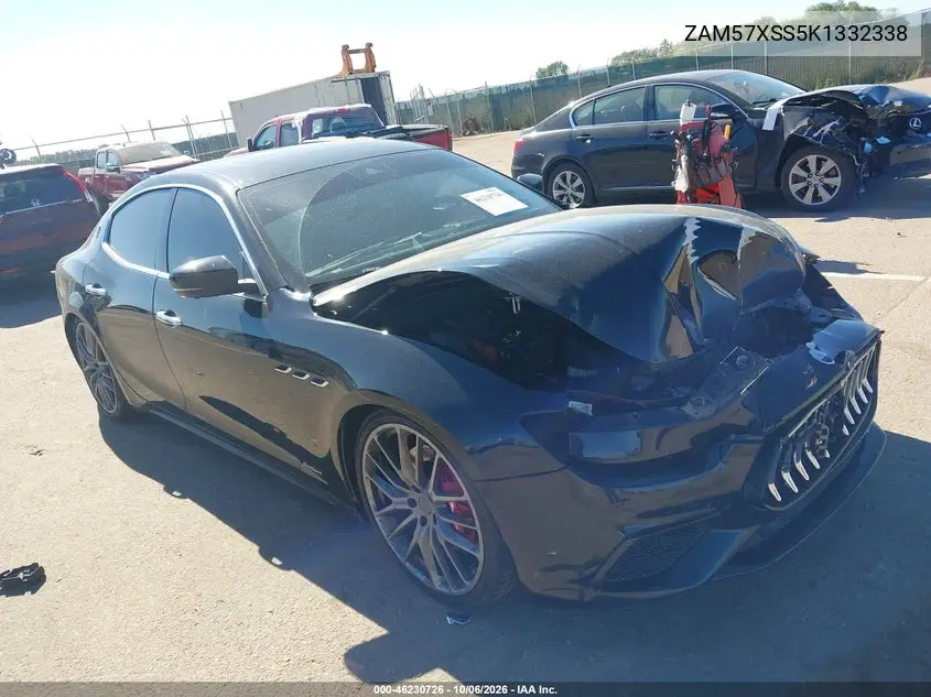MASERATI GHIBLI 2019, VIN ZAM57XSS5K1332338
