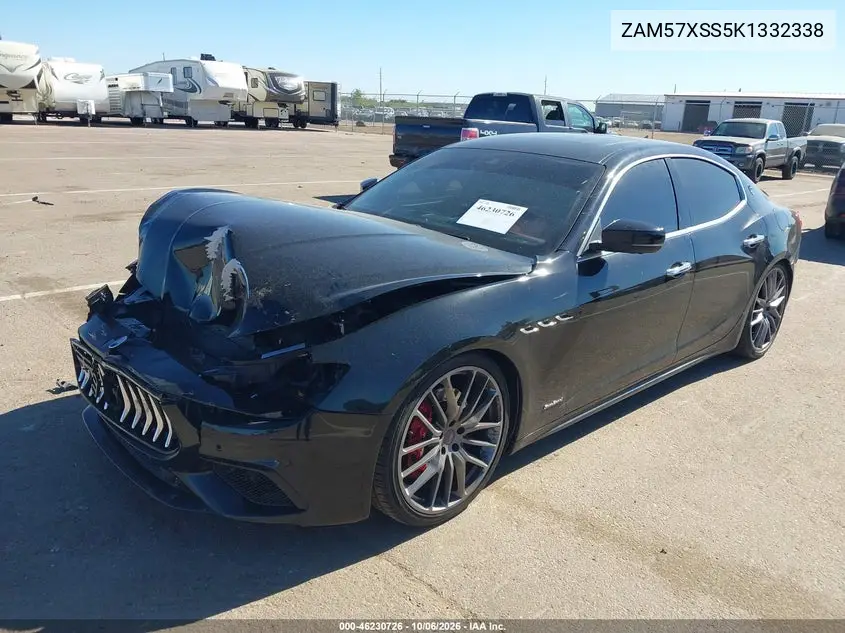 2019 MASERATI GHIBLI VIN ZAM57XSS5K1332338 — фото 2