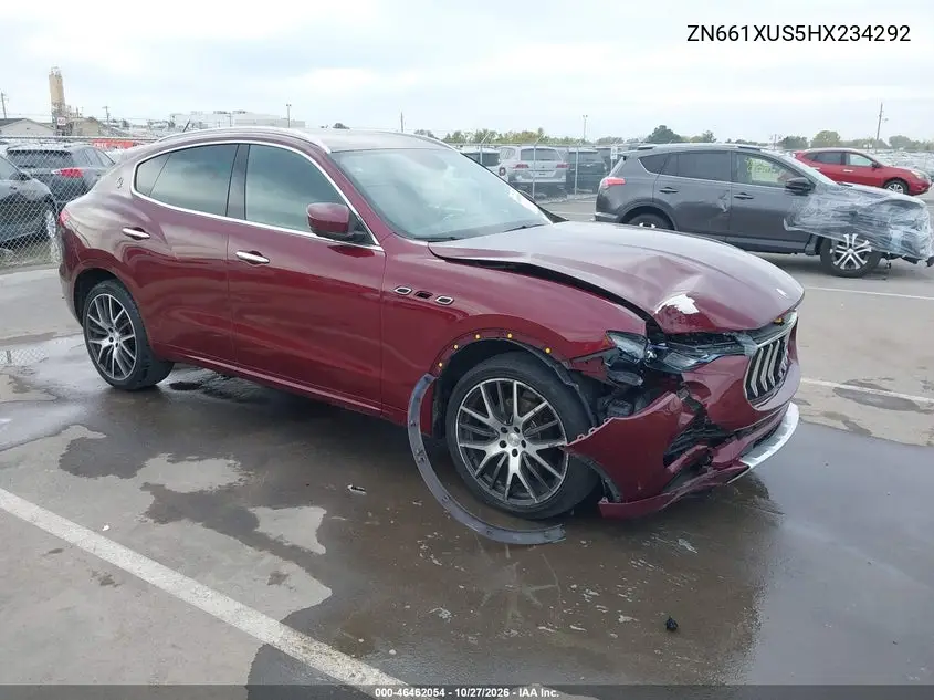 MASERATI LEVANTE 2017, VIN ZN661XUS5HX234292