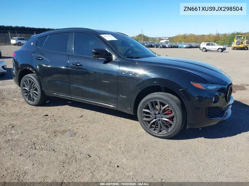 MASERATI LEVANTE 2018, VIN ZN661XUS9JX298504