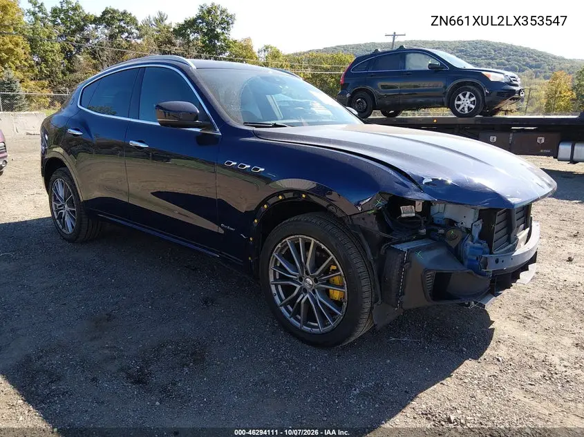 MASERATI LEVANTE 2020, VIN ZN661XUL2LX353547