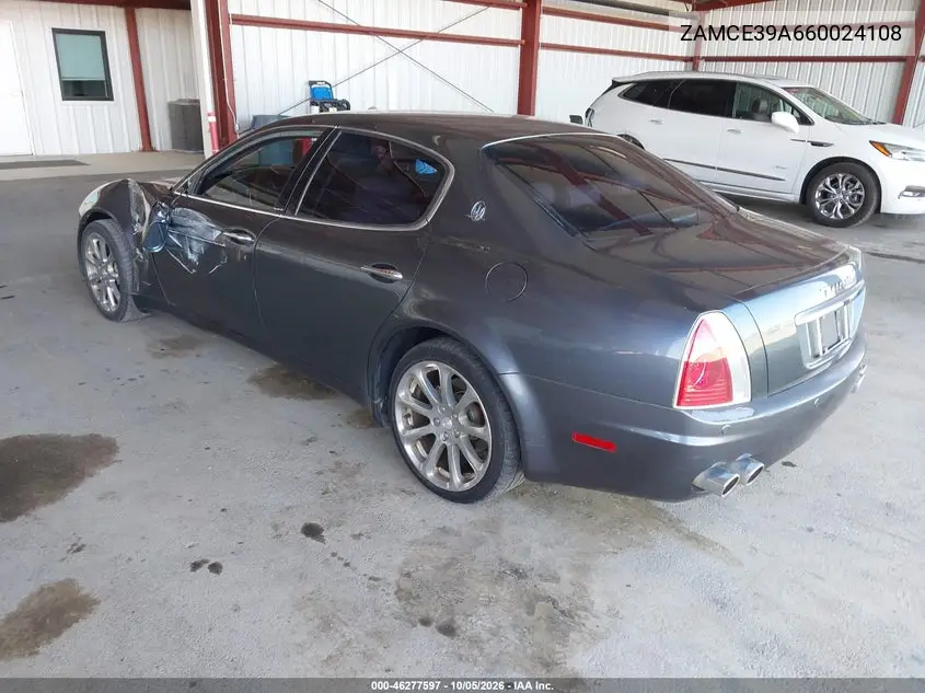2006 MASERATI QUATTROPORTE VIN ZAMCE39A660024108 — фото 3