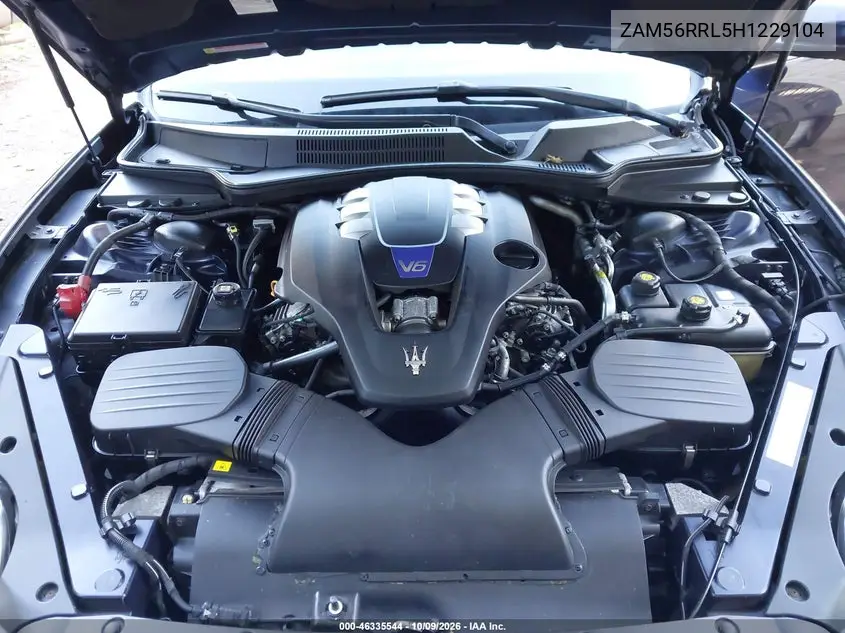 2017 MASERATI QUATTROPORTE VIN ZAM56RRL5H1229104 — фото 10