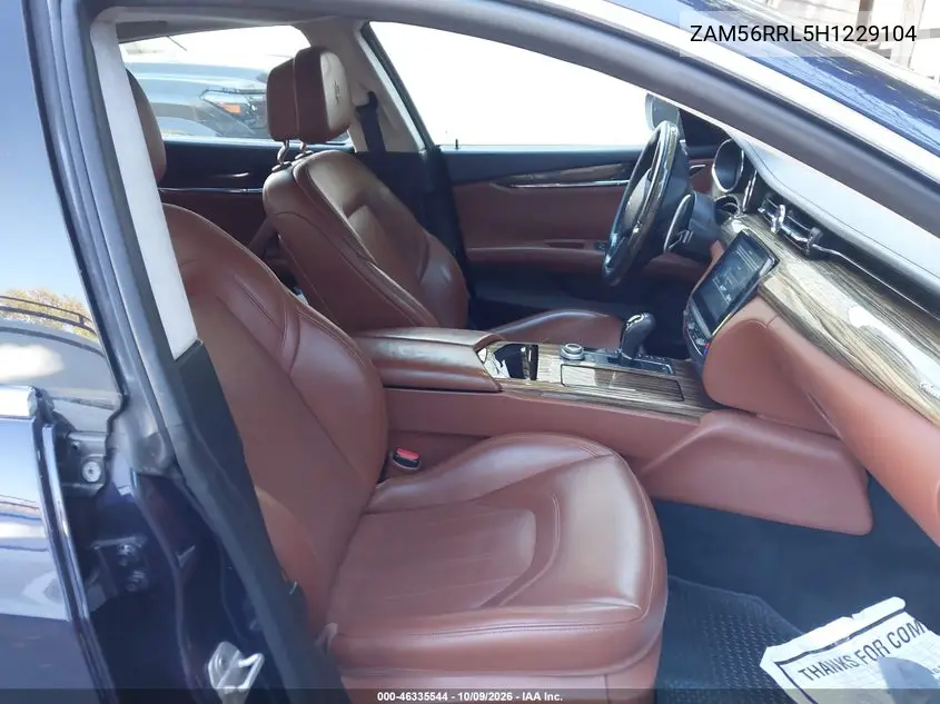 2017 MASERATI QUATTROPORTE VIN ZAM56RRL5H1229104 — фото 5