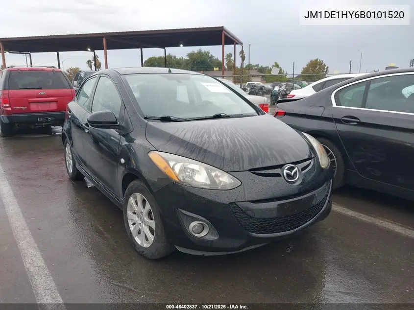 MAZDA 2 2011, VIN JM1DE1HY6B0101520