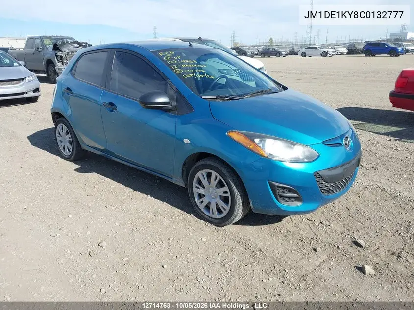MAZDA 2 2012, VIN JM1DE1KY8C0132777