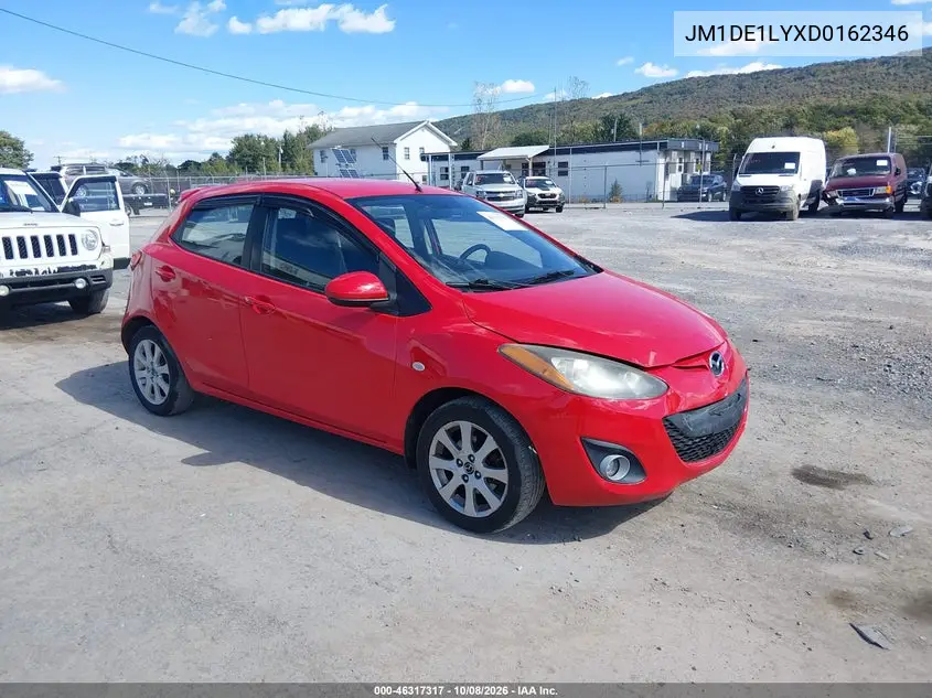 MAZDA 2 2013, VIN JM1DE1LYXD0162346