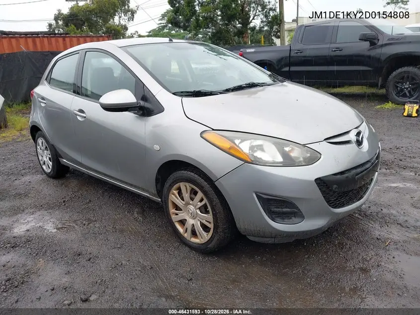 MAZDA 2 2013, VIN JM1DE1KY2D0154808