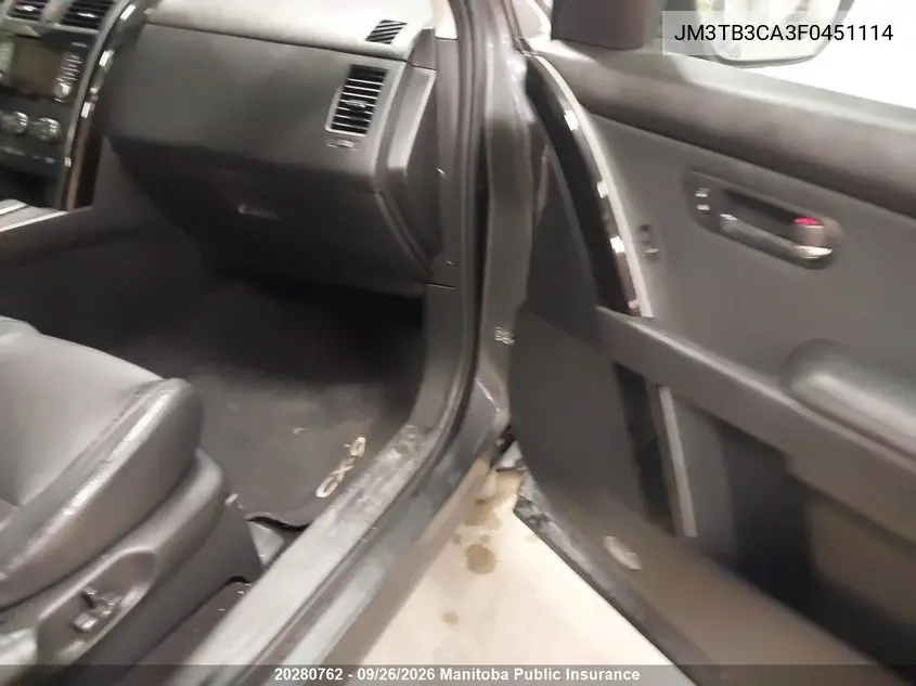 2015 MAZDA CX-9 VIN JM3TB3CA3F0451114 — фото 5