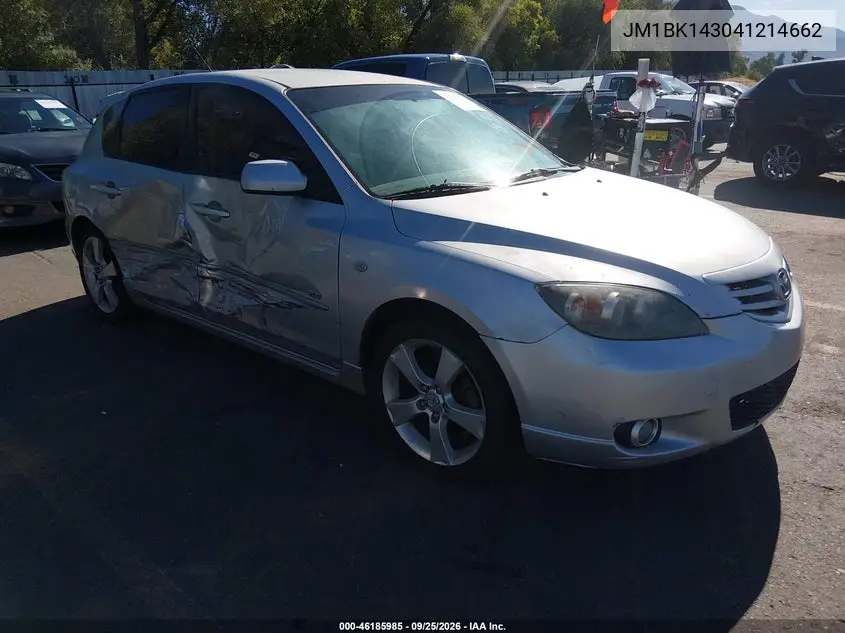 MAZDA 3 2004, VIN JM1BK143041214662